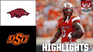 Arkansas Razorbacks vs Oklahoma State Cowboys  Full Game Highlights  ESPN College Football [upl. by Assiren]