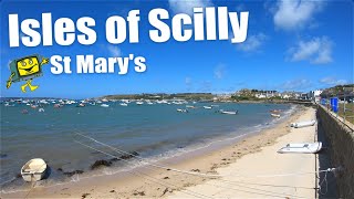 Isles of Scilly  St Marys  Walk around Hugh Town St Marys Scilly Isles 4K [upl. by Nee]