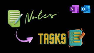 Convert notes to tasks  OneNote to Outlook integration [upl. by Asiluj]