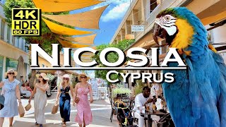 Nicosia Cyprus city center in 4K 60fps HDR UHD Dolby Atmos 💖 The best Places 👀 Walking Tour [upl. by Krawczyk557]