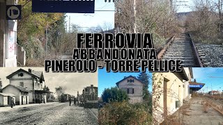 FERROVIA ABBANDONATA PINEROLO  TORRE PELLICE La percorro tutta e vi narro la sua storia [upl. by Janenna]