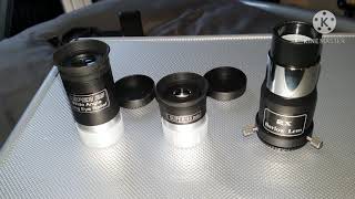 10mm 25mm Eyepieces amp 2x Barlow Review [upl. by Iznil338]