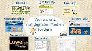 Wortschatz mit digitalen Medien fördern 8 kostenlose Tools für Ihren Unterricht [upl. by Haldan]