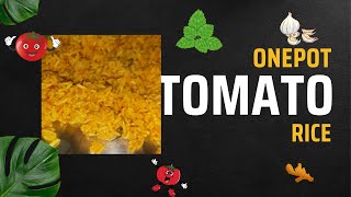 onepot tomato rice🍅onepot தக்காளி🍅 சாதம் in Tamil CrunchyChopping 💞 [upl. by Biddie]