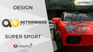 Kinder Elektroauto SUPER SPORT 🏆  Cabrio für Kids 🎌  Actionbikes Motors  Design Video 2022 [upl. by Amethist]