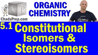 51 Overview of Isomers  Constitutional Isomers and Stereoisomers  Organic Chemistry [upl. by Aleet]