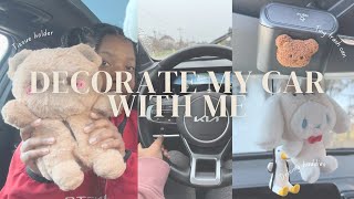 Decorate my car with me  Super cute and girly [upl. by Beall]