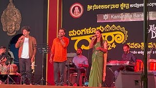 Sri Manjunatha Song  Dasara Event manjunathasongs shiva singer mangalore dasara [upl. by Ynohta489]