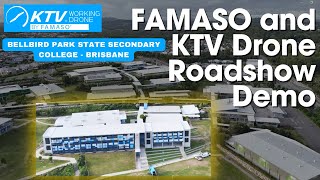 Drone Cleaning Demo  Bellbird Park State Secondary College [upl. by Assiluy]