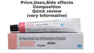 Anovate Cream ReviewPrice Uses Side effects Composition etc [upl. by Ayhtnic]