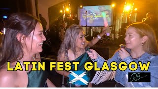 Fiesta Latina en Glasgow 2024 ¿les gusta a los Escocecés  Escocia  Aranza Mendizabal [upl. by Donelson254]