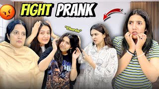 Fight Prank With My Family Exams ki Tyari  Mama boht gusaa hogain  Zainab Faisal  Sistrology [upl. by Aryas889]