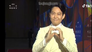 BAEKSANG 2022  Red Carpet LEE JUNG JAE [upl. by Nythsa]