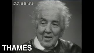 Robert Graves interview  Poet  Writer  Today  1969 [upl. by Yorke]