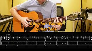 Odoriko  Vaundy Beginner Guitar Tabs [upl. by Enilrae996]