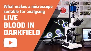 What makes a microscope suitable for darkfield live blood analysis [upl. by Ecniuq]