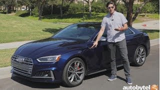 2018 Audi S5 Coupe Test Drive Video Review [upl. by Cudlip543]