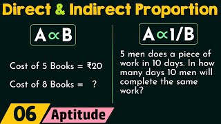 Direct and Indirect Proportion [upl. by Nessim653]