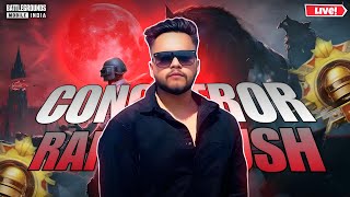 KYA AAJ CONQUEROR HOGA  ROAD TO TOP 100  DOM PLAYS  BGMI Live shorts bgmilive shortsfeed [upl. by Yoho]