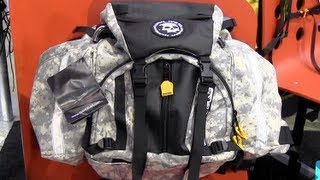 NarGear Victim Pack  2013 SIA  Board Insiders  Nargear Parachute Firefighter backpack [upl. by Viridis]