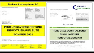 Industriekaufleute PRÜFUNGSVORBEREITUNG Sommer 2021 in KSK Personalbereich Personalbuchhaltung [upl. by Odnalra]