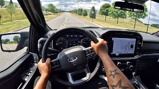 2023 Ford F150 XLT  POV Test Drive [upl. by Ludba]