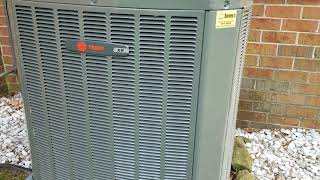 New Trane XR AC air conditioner unit making noise How to fix Read description [upl. by Heindrick]