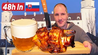 48 HOURS In SLOVAKIA  INCREDIBLE FOOD Tour in Bratislava [upl. by Undine140]