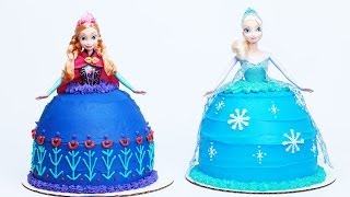 HOW TO MAKE A DISNEY PRINCESS SISTERS CAKE  NERDY NUMMIES [upl. by Retha682]