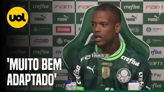 CAIO PAULISTA DIZ COMO JOGARÁ NO PALMEIRAS E EXPLICA MUDANÇA PARA LATERALESQUERDA [upl. by Aivull114]