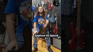 Epiphone SG Special Satin E1 Ebony guitar music musicschool groovy guitarguitar guitardemo [upl. by Thorvald]