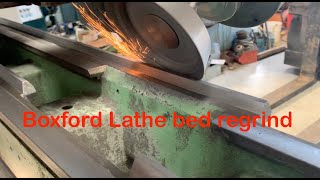 Boxford lathe bed regrind [upl. by Becky784]