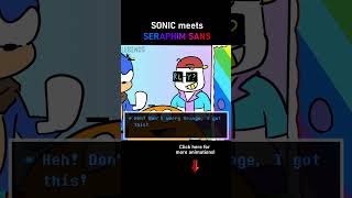 SONIC vs SERAPHIM SANS Undertale Animation [upl. by Ditmore]