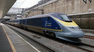 Original Eurostar passing Stratford International 31st July 2022 [upl. by Segalman]