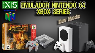 Indiana Jones and the Infernal Machine N64 Emulador N64 en Xbox Series xs Devmode [upl. by Ludlew518]