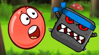 Red Ball vs NINJA BOSS  Red Ball 4 Gameplay World 2 [upl. by Telimay]