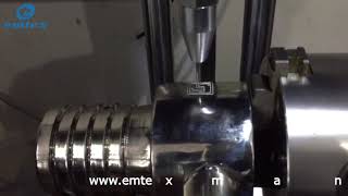 Dot Peen Marking Machine with Rotary on Coupling Emtex [upl. by Cosma]