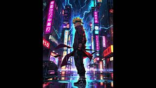 Naruto Cyber Theme  AI Generated  4K Image 4kimage naruto narutoshippuden cyber aigenerated [upl. by Paik907]