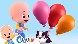 Cuquins Balloons  Cleo amp Cuquin Educational Videos for Children [upl. by Flosser560]