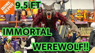 HOME DEPOT 2022 HALLOWEEN 95 FT IMMORTAL WEREWOLF IS HERE‼️ [upl. by Garnett819]