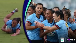 Mahalia Murphy scores hattrick vs Brumbies  Super W 2022 [upl. by Anelle820]