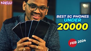 TOP 5 Best 5G Phones Under 20000 in FEB 2024 l Best Mobile Under 20000 [upl. by Eecal9]