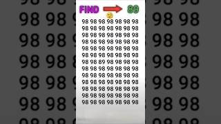 find the number 89 🧐 [upl. by Hubsher]