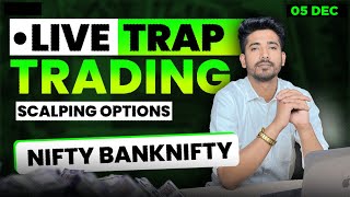 05 December Live Trading Live Intraday Trading Today Bank Nifty option trading live Nifty 50 [upl. by Eleanor]