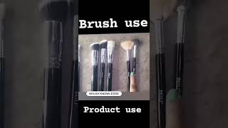 Brush knowledge product use brush use makeupbyrajniarora [upl. by Eirlav]