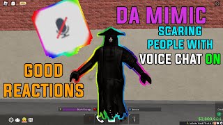 PASTEBIN 2022 ROBLOX DA MIMIC 4 UPTADED SCARING PEOPLE WITH VOICECHAT ON FREE MIMIC SCRIPT [upl. by Terpstra]