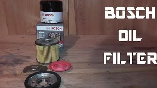 Bosch Premium Oil Filter Review [upl. by Botsford]