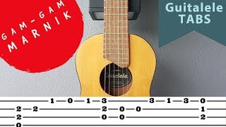 Guitarlele Tutorial  MARNIK  Gam Gam [upl. by Nolrak]