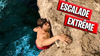 ESCALADE EXTRÊME AU DESSUS DE L’EAU ft HitTheRoad [upl. by Ilrak]