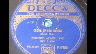 WINIFRED ATWELL  CROSSHANDS BOOGIE  Decca F9790 1951 DoGramofonuPL [upl. by Leonid627]